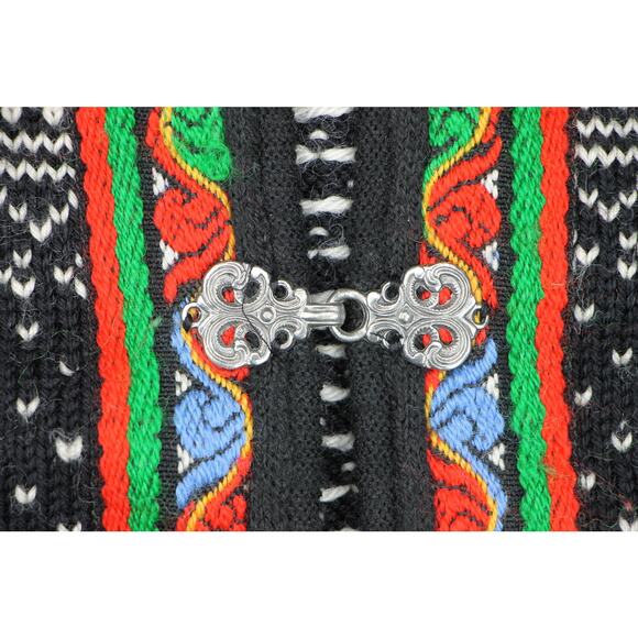 Vintage Dale of Norway Wool Cardigan L Traditional Knitwear - Picture 6 of 6